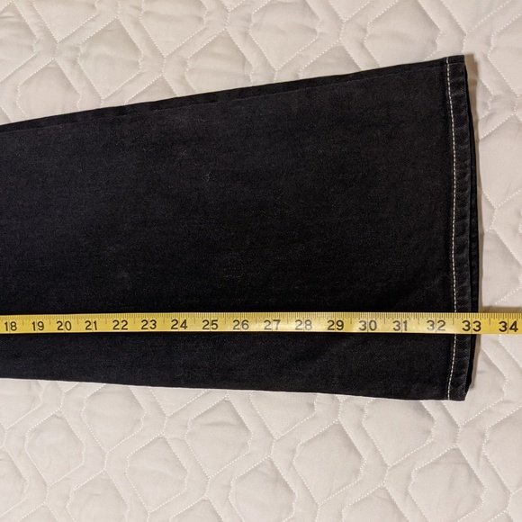 Paige Dark Wash Denim Flare Jeans - Picture 5 of 5